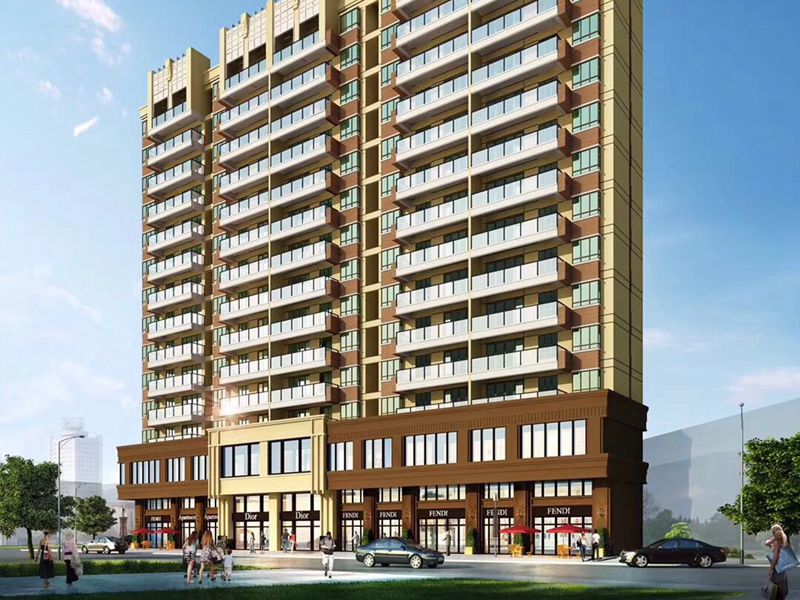 濱海灣新區《厚街中心公館》三大棟花園小區